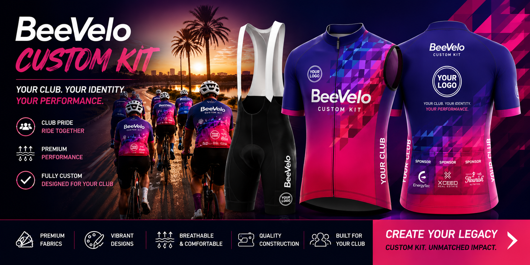 BeeVelo custom club kit