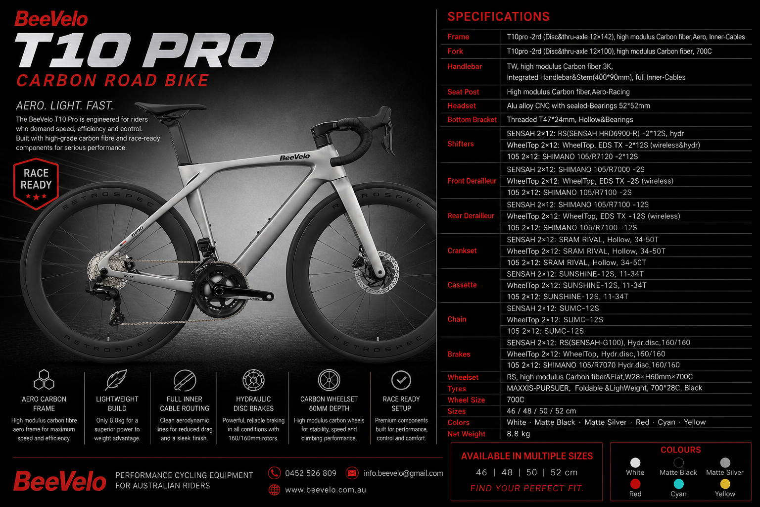 BeeVelo T10 Pro